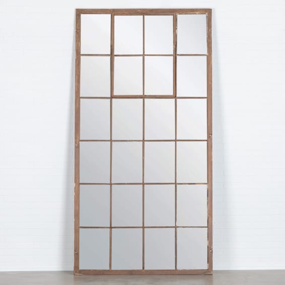 Antique Metal Mirror