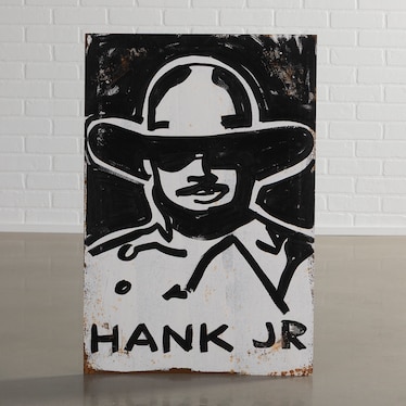 Hank 2' x  3' Metal Sign #11