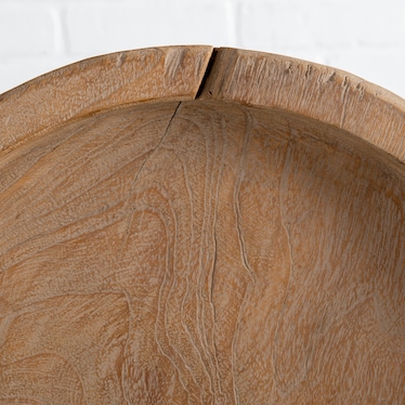 Round Teak Tray