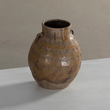 One Of A Kind - White Ceramic Jar - Md.