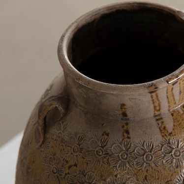 One Of A Kind - White Ceramic Jar - Md.