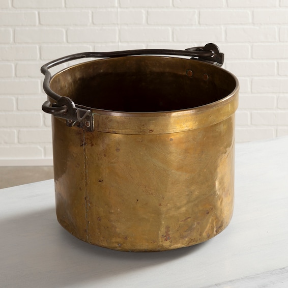 Antique Brass Pot