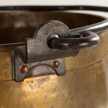 Antique Brass Pot