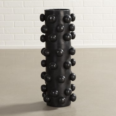 Tall Vase Black Talwit