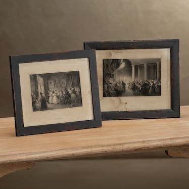 Antique Pair of Artworks