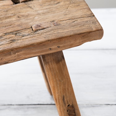 Antique Medium Wooden Stool