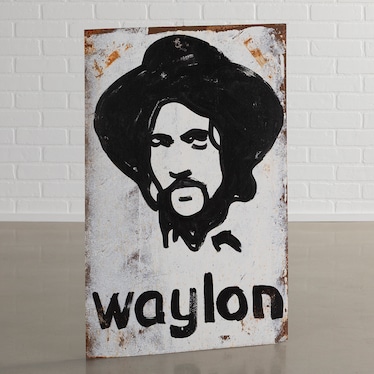 Waylon 2' x  3' Metal Sign #4