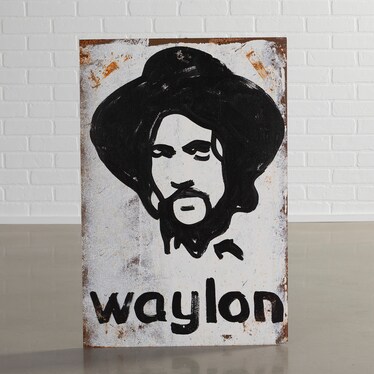Waylon 2' x  3' Metal Sign #4