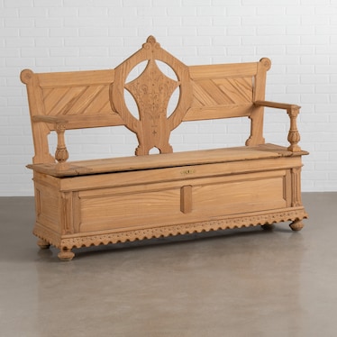 Antique Church Bench