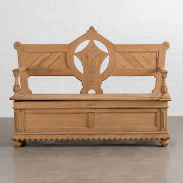 Antique Church Bench
