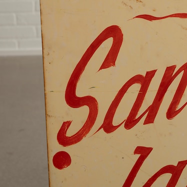 Antique Crepes Metal Sign
