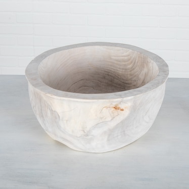 Round Bleached Bowl