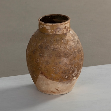 One Of A Kind - White Large Ceramic Jar