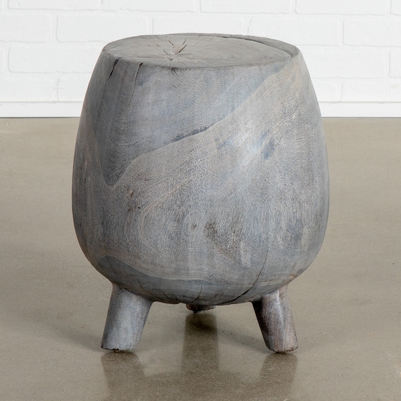 Grey 4 Leg Stool