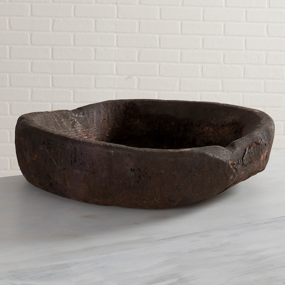 Oak Round Bowl