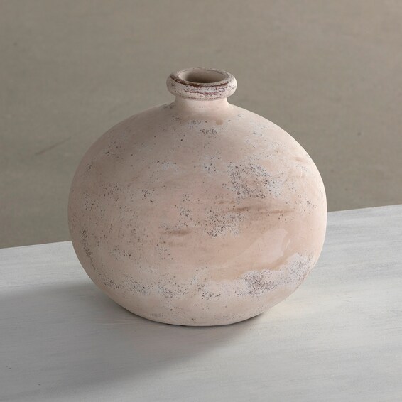 White Terracotta Vase