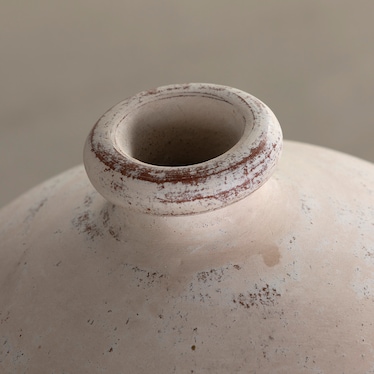 White Terracotta Vase