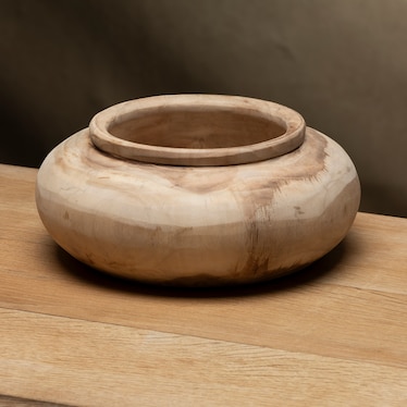 Solid Teak Bowl