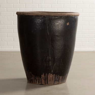 Large Black Planter