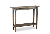 antique blue console   