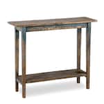 antique blue console   