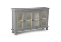 antique gray exterior white wash interior accent pieces   