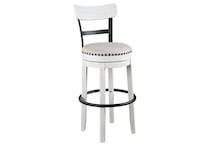 antique white casual counter height stools   
