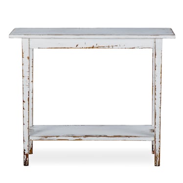 Curate White Small Console Table