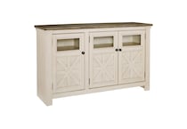 antique white country entertainment   