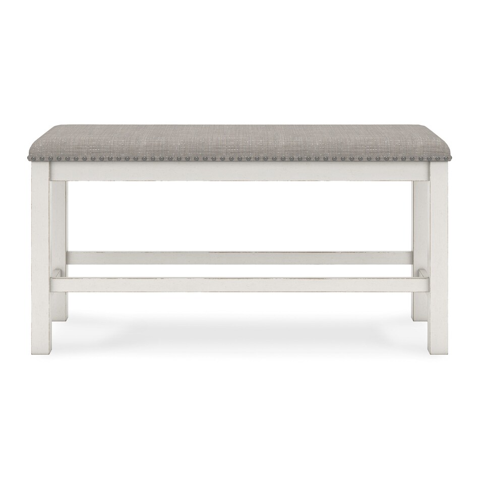 antique white light gray country formal dining room   