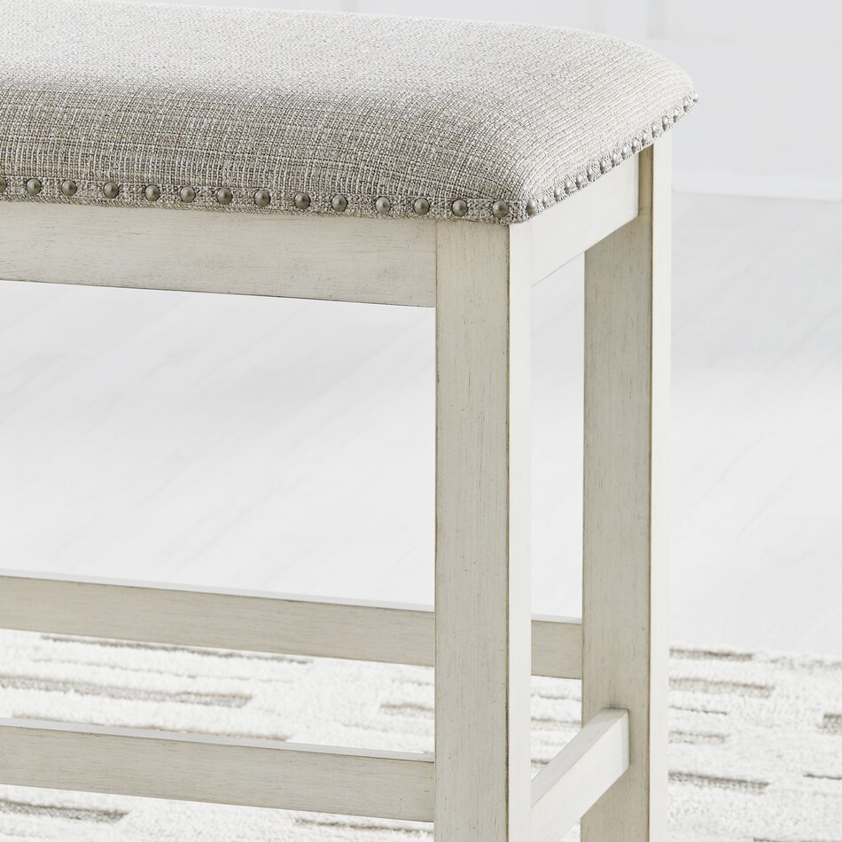 antique white light gray country formal dining room   