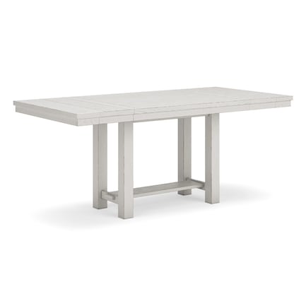 Mayfair White Counter Height Table
