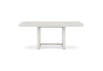 antique white light gray country formal dining room   