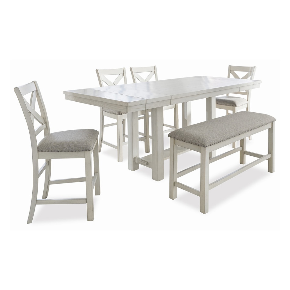 antique white light gray country formal dining room adp  