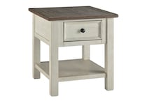 antique white transitional casual tables   