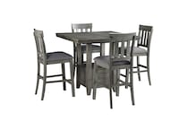 antiqued gray traditional formal dining room apc  