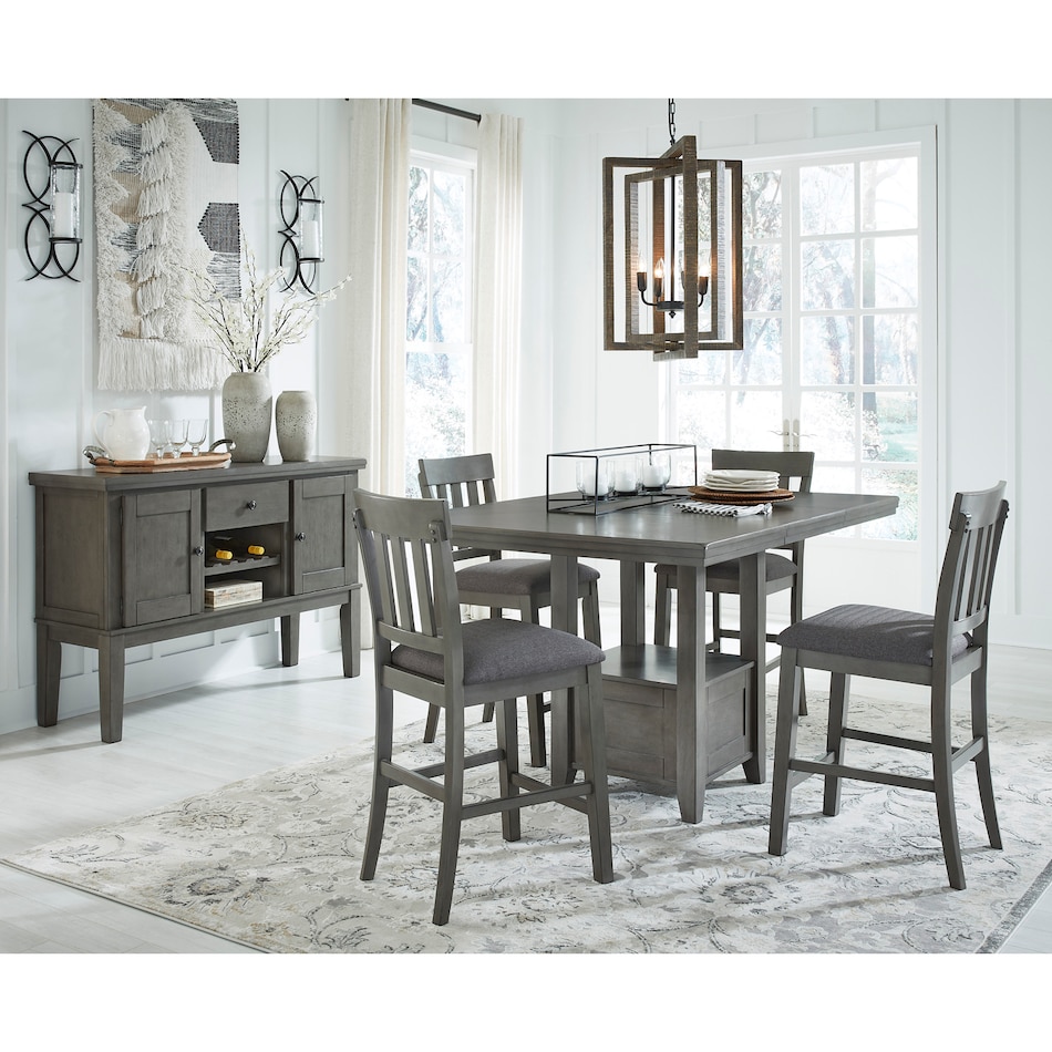 antiqued gray traditional formal dining room apc  