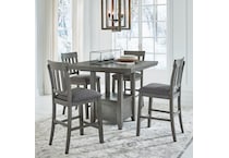 antiqued gray traditional formal dining room apc  