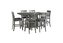 antiqued gray traditional formal dining room apc  