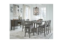 antiqued gray traditional formal dining room apc  