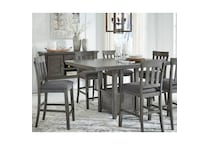 antiqued gray traditional formal dining room apc  
