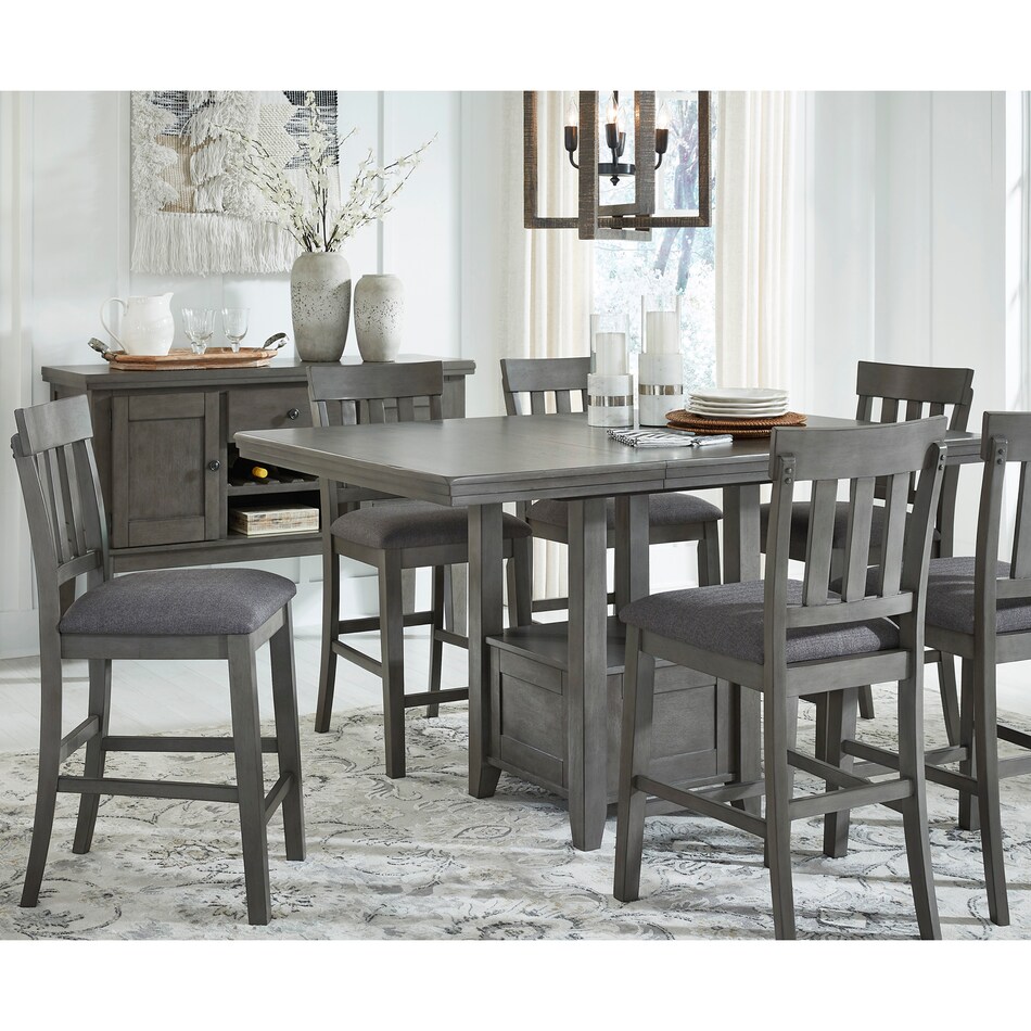 antiqued gray traditional formal dining room apc  