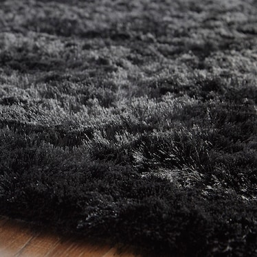 Mattford 5 x 7 Black Area Rug