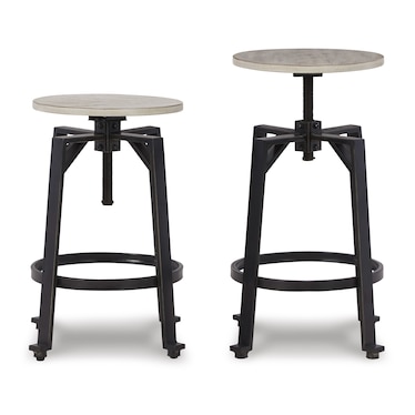 Lincoln S/2 Swivel Backless Counter Stools