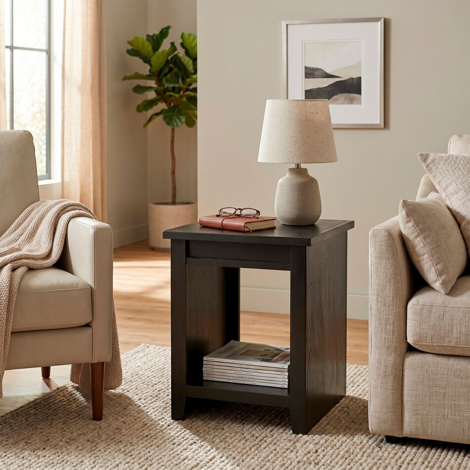 atgr black end chairside table   