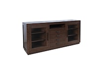 auburn dark oak contemporary entertainment   