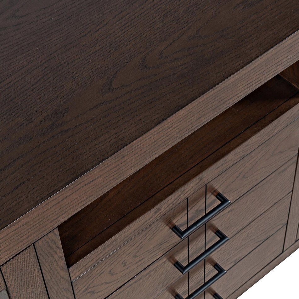 auburn dark oak contemporary entertainment   