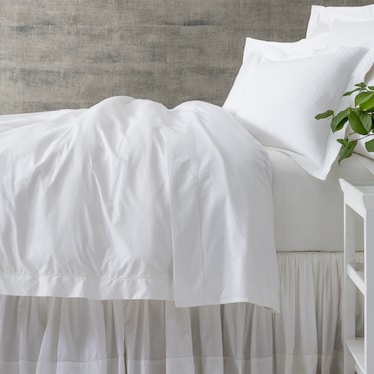Interlaken Queen Matelasse Coverlet - White