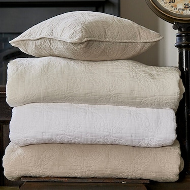 Whitney King Coverlet Grey