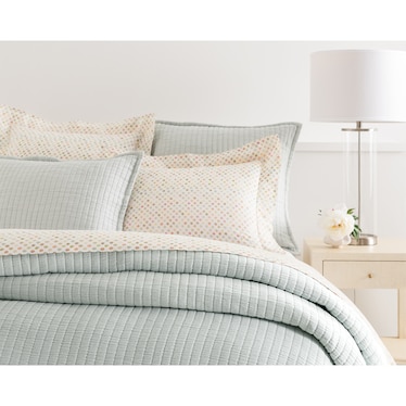 Boyfriend Sky Matelasse Queen Coverlet
